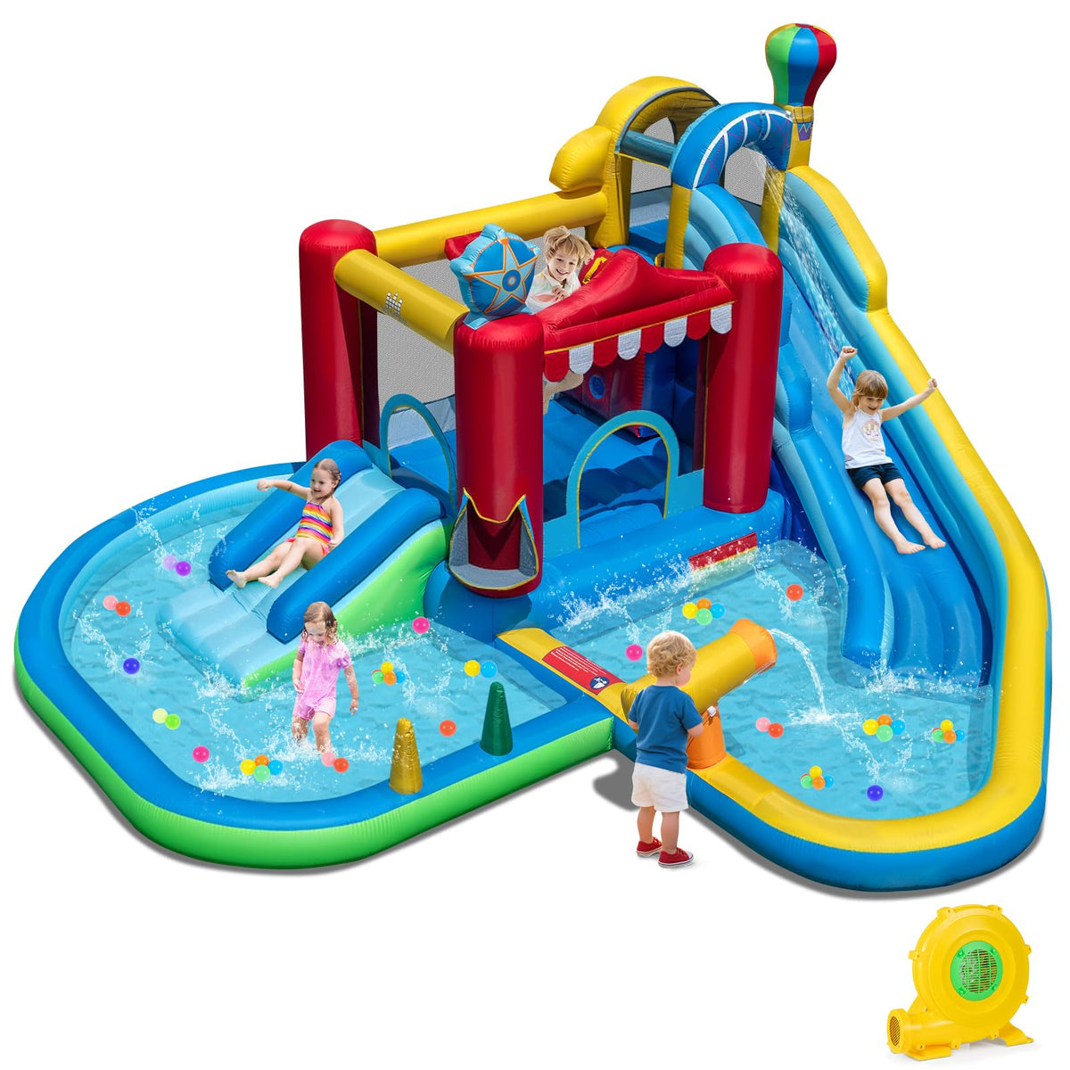 Bountech Inflatable Water Slide