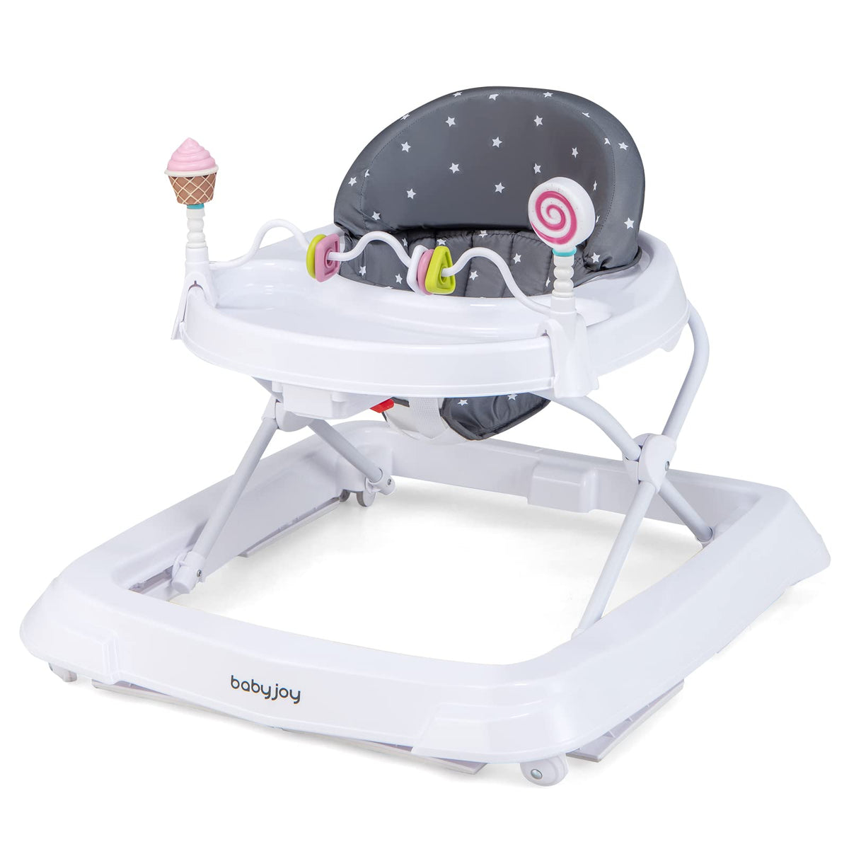 BABY JOY Baby Walker, Foldable Activity Walker Helper with
