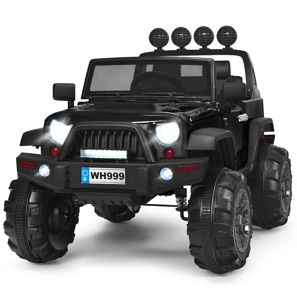 Costzon Ride on Truck, 12V Battery Powered Electric Vehicle w/ 2.4G Remote Control - costzon