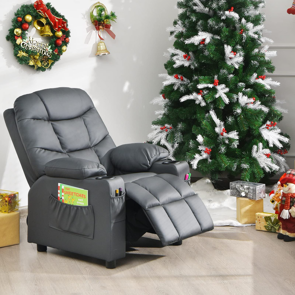 Costzon Kids Recliner Chair with Cup Holder