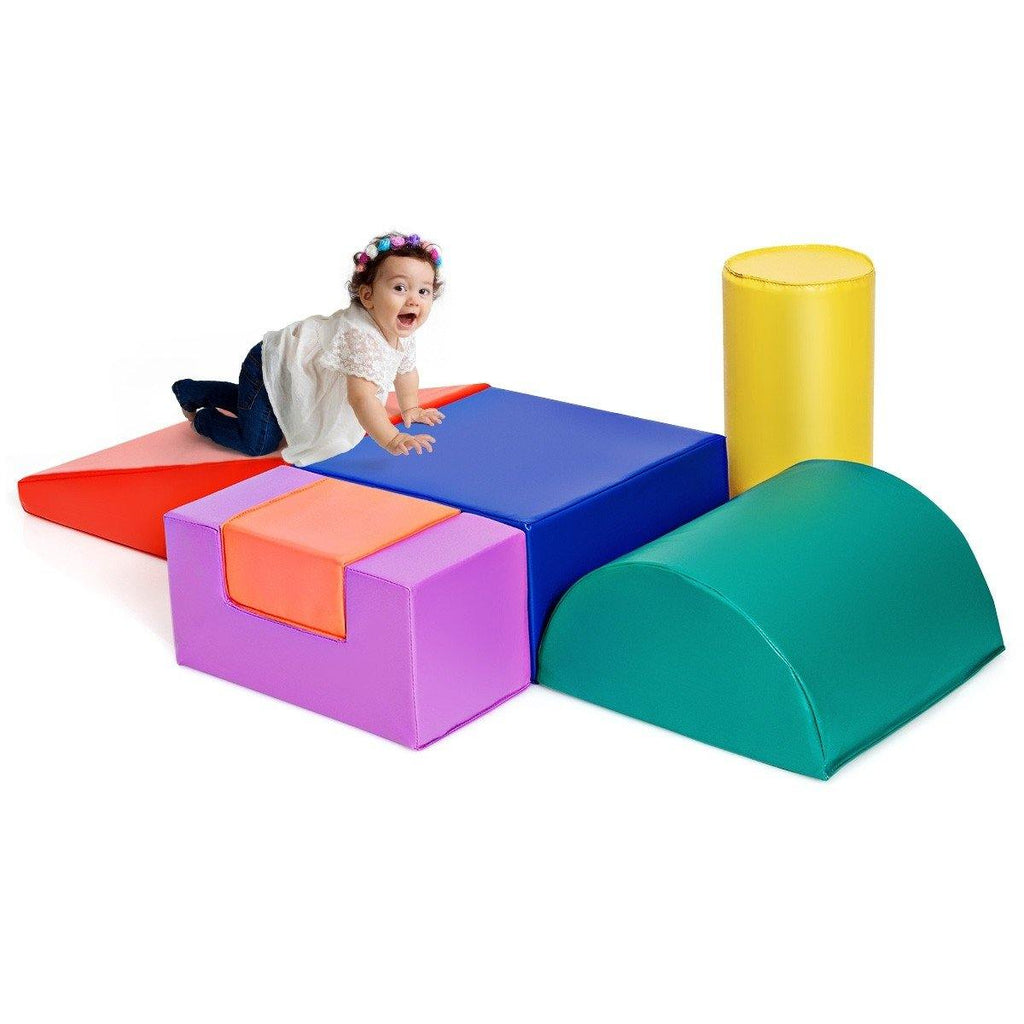 6-Piece Kids Crawl and Climb Foam Play Set - costzon