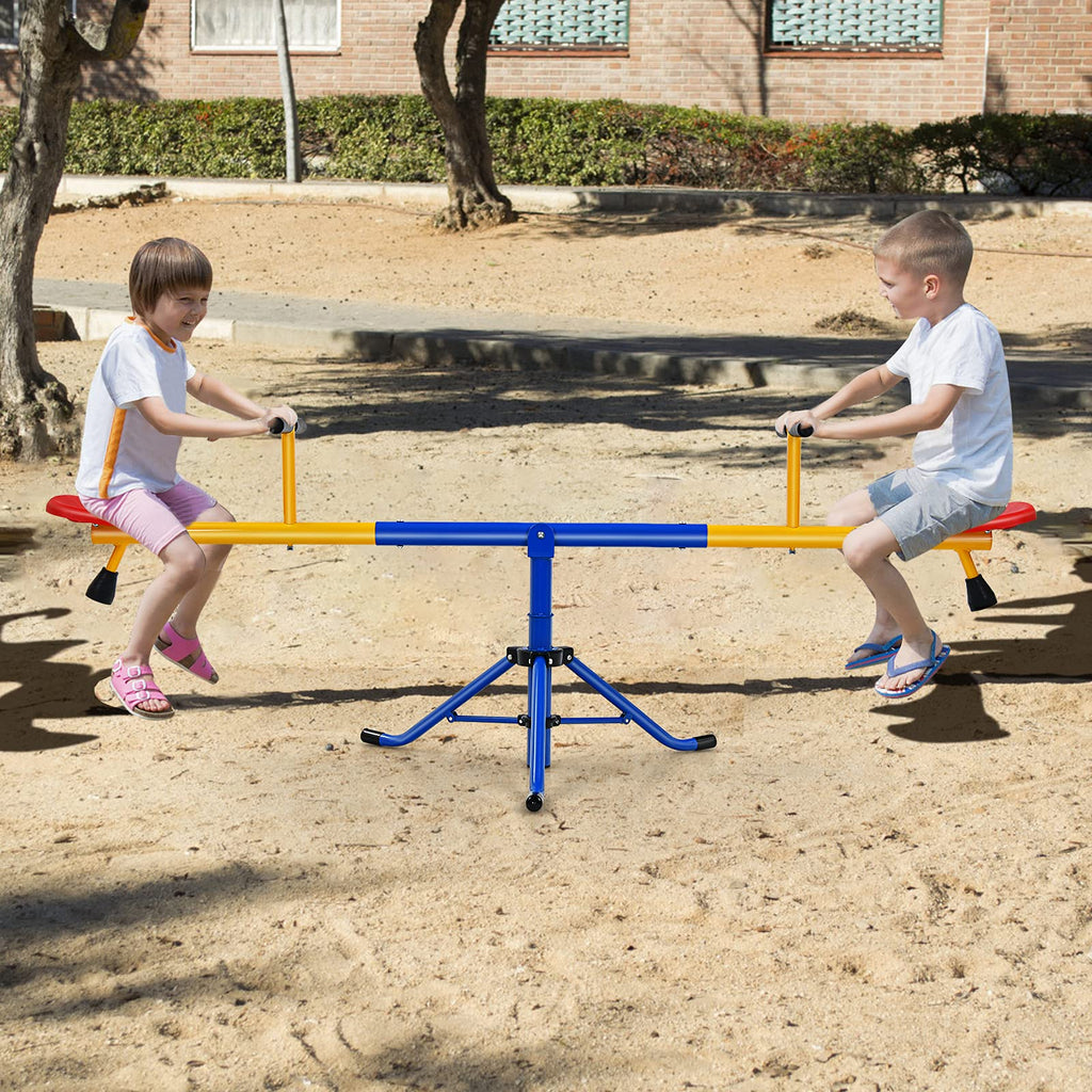 Kids Seesaw Swivel Teeter Totter Playground Equipment - Costzon