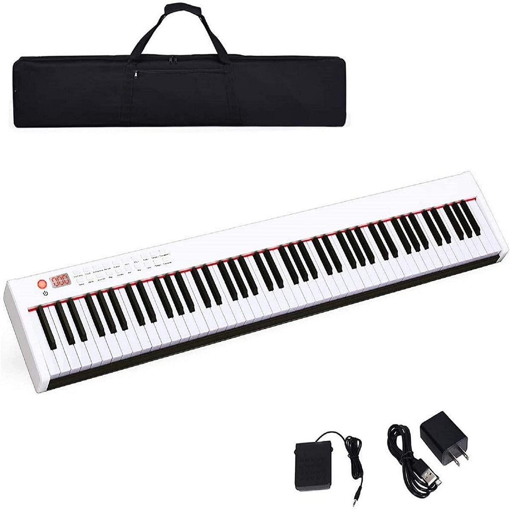 BX-II 88-Key Portable Touch Sensitive Digital Piano - costzon
