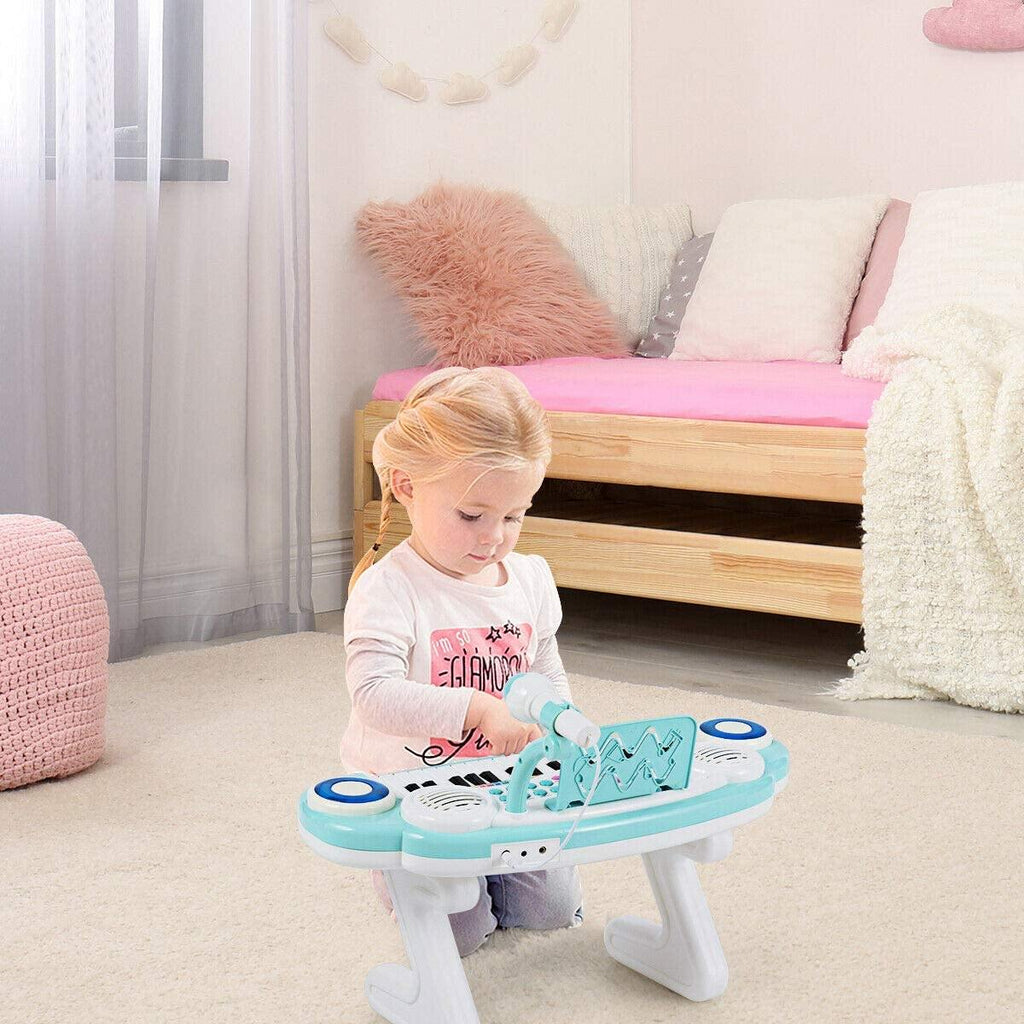 Costzon 37-Key Keyboard Piano for Kids with Detachable Legs, Music Score, Build-in MP3 Songs - costzon