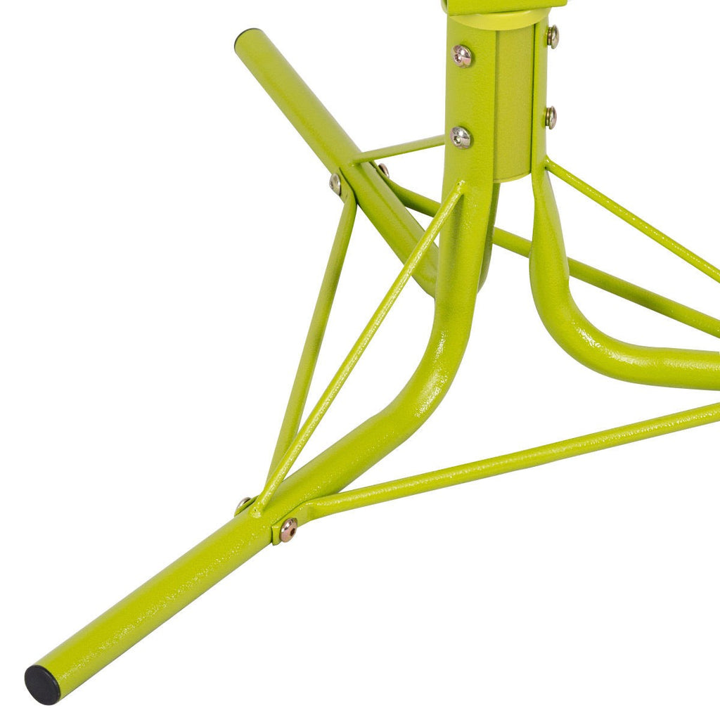 Kids Seesaw Swivel Teeter Totter Playground Equipment, 360 Degree Rotation (Metal Seesaw) - costzon