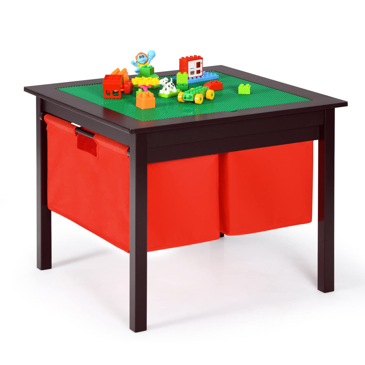 Costzon Kids Table, Children Wooden Activity Table w/Storage Drawers