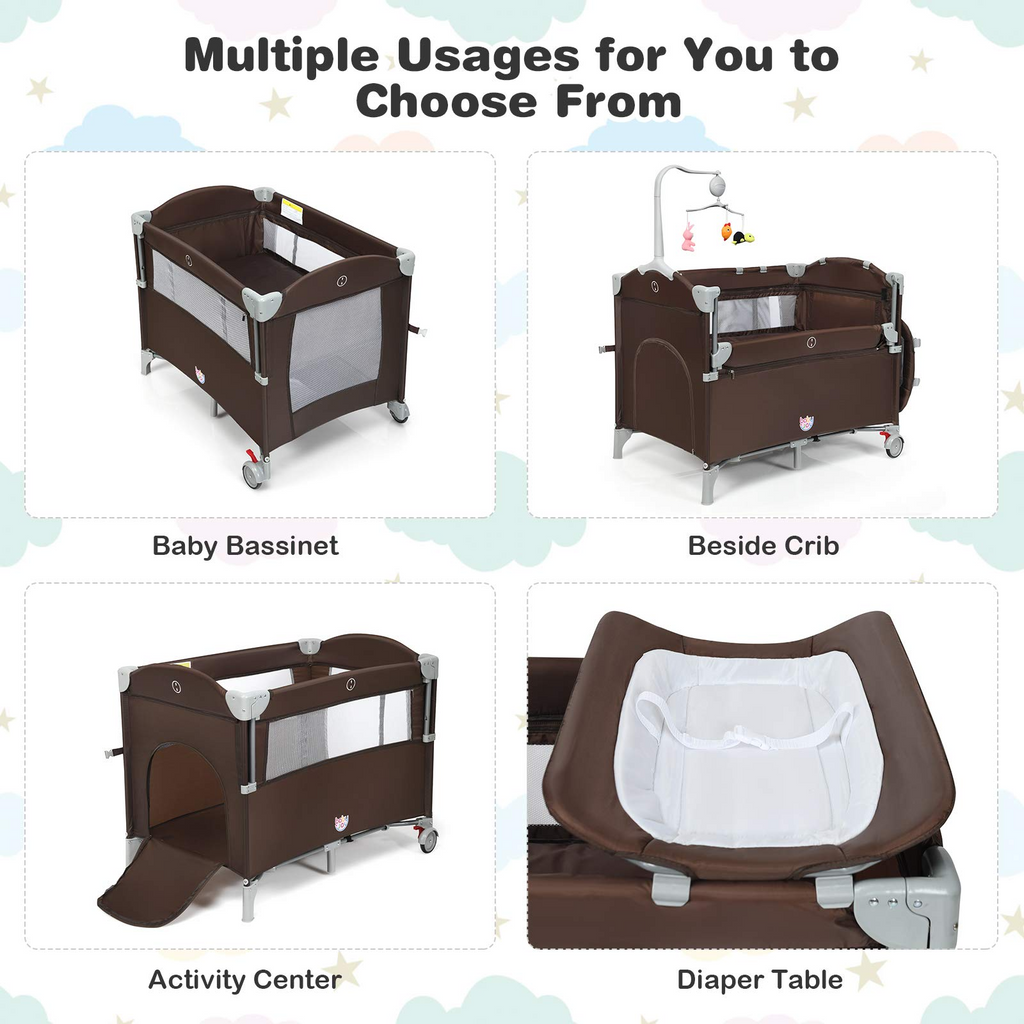 Baby Bedside Sleeper with Bassinet