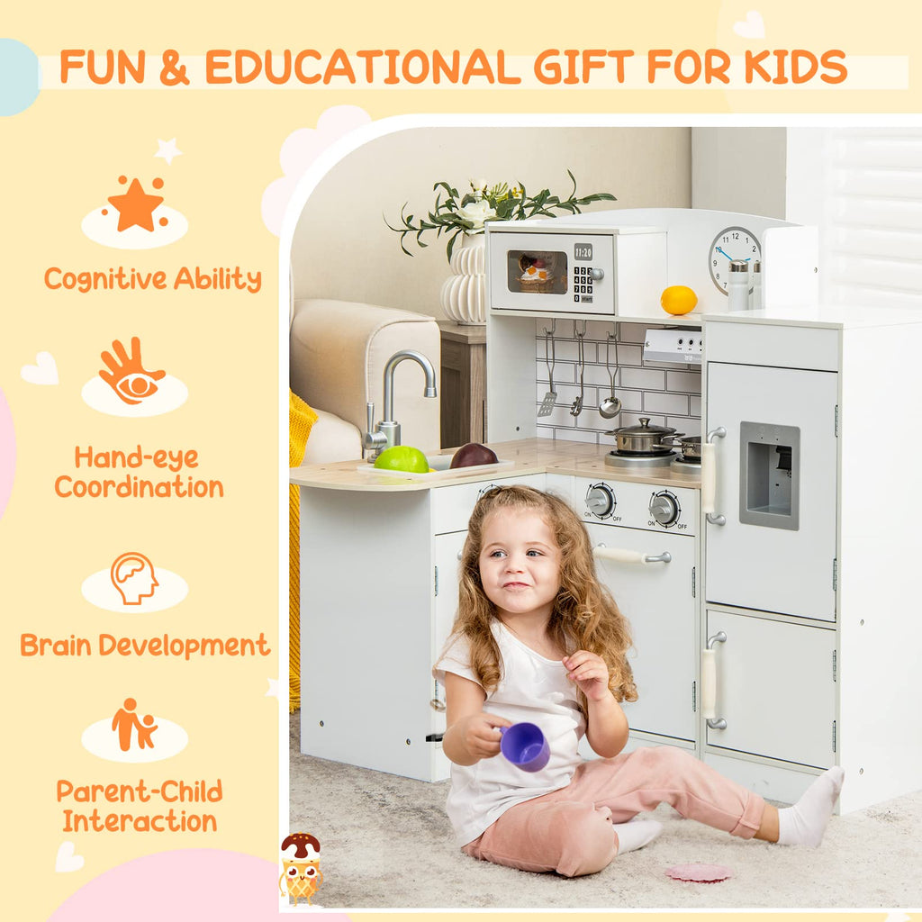 Kids Corner Kitchen Playset - Costzon