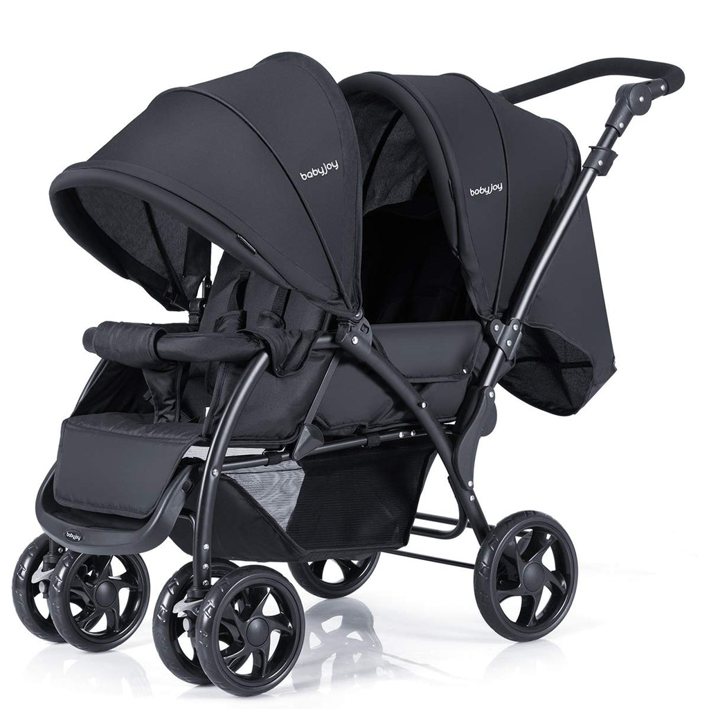 Foldable Double Seat Tandem Stroller