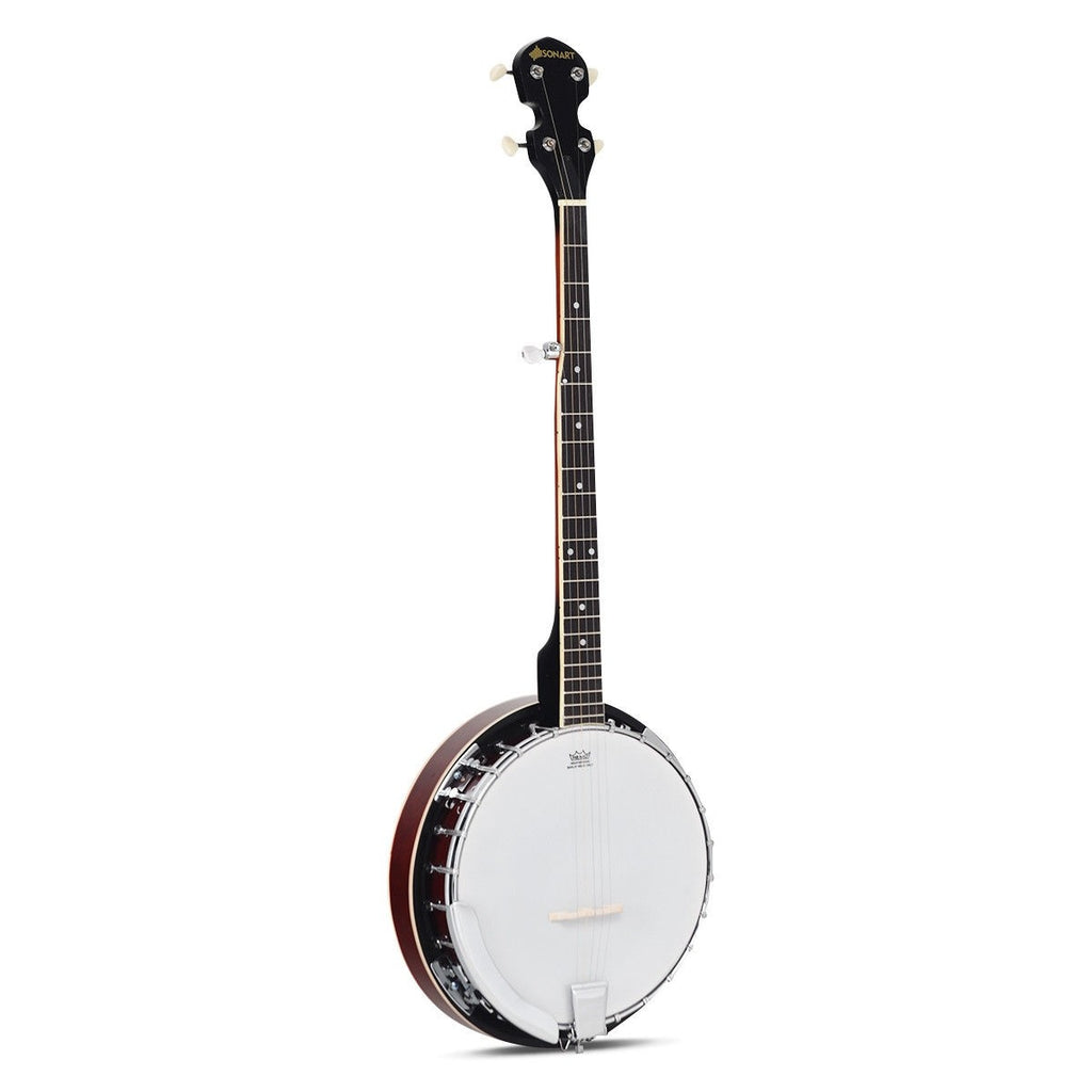 Costzon 5-String Banjo 24 Bracket with Geared 5th Tuner and Mid-range Closed Handle (41.5 IN) - costzon