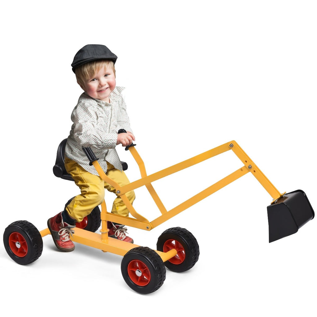 Kids Ride On Sand Digger with Wheels - costzon