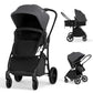 BABY JOY 2 in 1 Baby Stroller High Landscape Convertible Bassinet Stroller