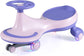 BABY JOY Kids Wiggle Car, Ride On Swing Toy with LED Flashing Wheels