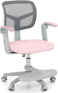 Costzon Kids Desk Chair, Swivel Study Chair with Flip-Up Arms and Footrest