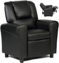 Costzon Kids Recliner Chair with Cup Holder, Toddler Room Furniture Children Armrest Sofa w/Headrest & Footrest for Girls Boys Baby Bedroom