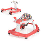 Costzon 2-in-1 Foldable Baby Activity Walker with Adjustable Height & Speed