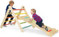 Costzon Climbing Toys for Toddlers, 4 in 1 Foldable Wooden Montessori Baby Climbing Gym