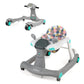 Costzon 2-in-1 Foldable Baby Activity Walker with Adjustable Height & Speed