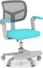 Costzon Kids Desk Chair, Swivel Study Chair with Flip-Up Arms and Footrest