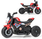 Costzon 6V Kids Motorcycle, 3-in-1 Battery Powered Kids Ride-on Motorcycle, Electric Bike Motorcycle for Kids