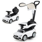 Costzon 3-in-1 Ride on Push Car, Mercedes-Benz Licensed Foot to Floor Sliding Car