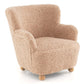 Costzon Sherpa Kids Sofa, Toddler Armchair with Rubber Wood Legs