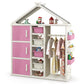 Costzon Kids Costume Storage Closet, Children Pretend Dresser Wardrobe
