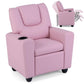 Costzon Kids Recliner Chair with Cup Holder, Padded Toddler Lounge Armchair
