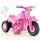 Costzon 6V Kids Ride on Motorcycle, Electric Trike Toy with Bubble Maker