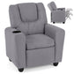 Costzon Kids Recliner Chair with Cup Holder, Padded Toddler Lounge Armchair