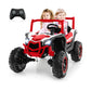 Costzon 24V Kids UTV, 4WD/2WD Battery Powered Electric Car w/ 4 x 100W Powerful Engine, Remote Control