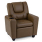 Costzon Kids Recliner Chair with Cup Holder, Padded Toddler Lounge Armchair