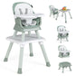 Costzon Baby High Chair, 8 in 1 Convertible Highchair for Babies & Toddlers, Toddler Chair with Safety Harness