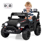 Costzon Kids Ride on Truck, 12V Electric Ride on Car with Remote Control, 3 Speed & Spring Suspension
