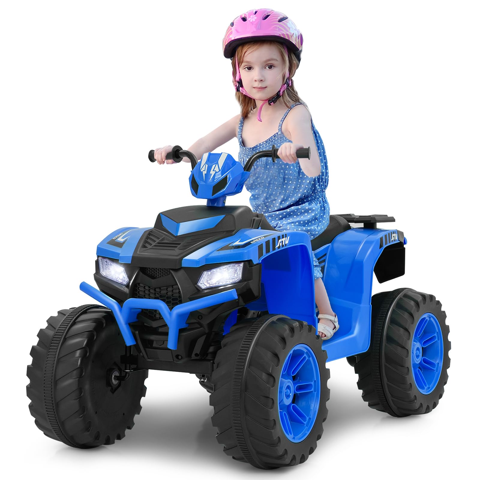 Coszton ATV for Kids, 24V Battery Powered Electric ATV Quad, Kids