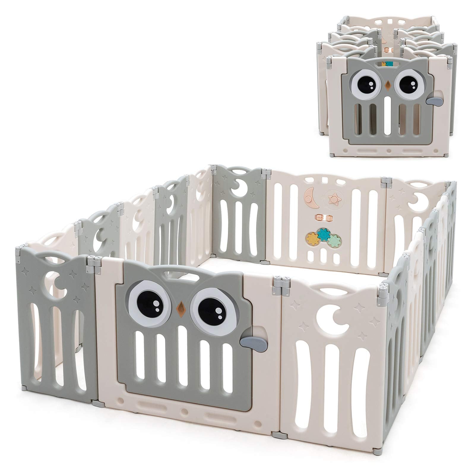 Playpen Baby Slickblue Foldable Baby Playpen 14 Panel Activity