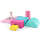 Costzon 6-Piece Kids Crawl and Climb Foam Play Set, Colorful Baby’s Foam Blocks, Educational Software Composite Toy