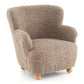 Costzon Sherpa Kids Sofa, Toddler Armchair with Rubber Wood Legs