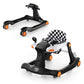 Costzon 2-in-1 Foldable Baby Activity Walker with Adjustable Height & Speed