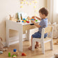Costzon Toddler Table and Chair Set with Storage Drawer