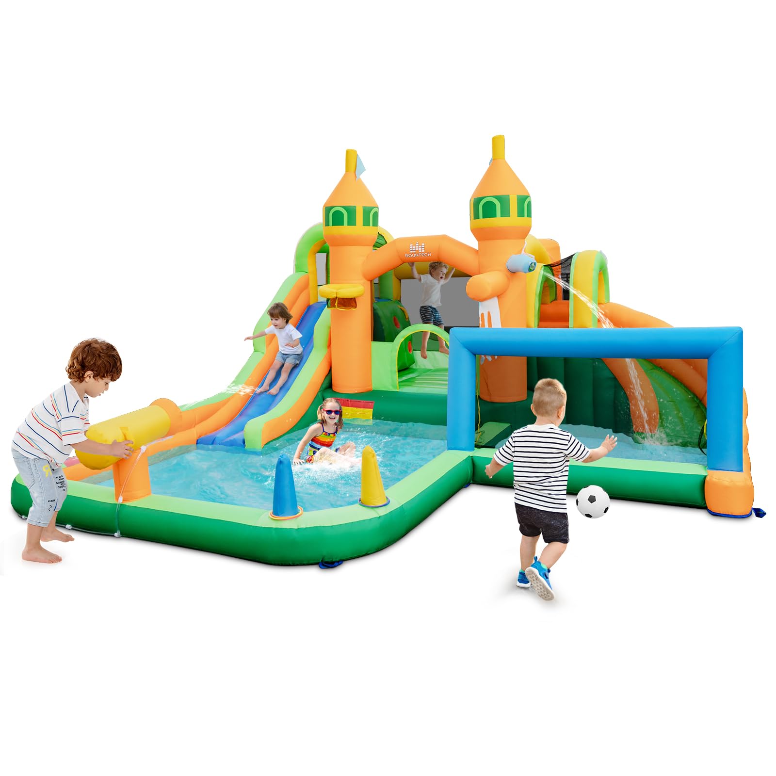 Inflatable Waterslide Bountech Inflatable Water Park BOUNTECH