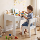 Costzon Toddler Table and Chair Set with Storage Drawer