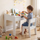 Costzon Toddler Table and Chair Set with Storage Drawer