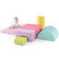 Costzon 6-Piece Kids Crawl and Climb Foam Play Set, Colorful Baby’s Foam Blocks, Educational Software Composite Toy