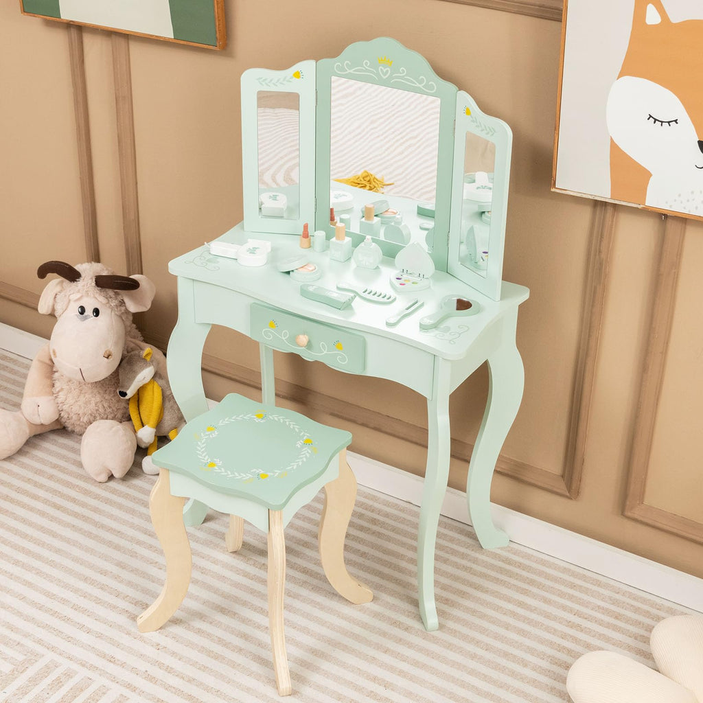 Costzon Kids Vanity Set