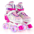 Butterfly Roller Skates for Girls Teens Adults 5-8 8-13 13+ with Light-up Wheels & Safety Protection