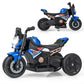Costzon 6V Kids Motorcycle, 3-in-1 Battery Powered Kids Ride-on Motorcycle, Electric Bike Motorcycle for Kids