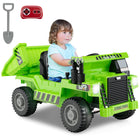 Costzon Kids Ride on Dump Truck, 12V Ride on Car w/Remote Control, Construction Vehicle for Kids