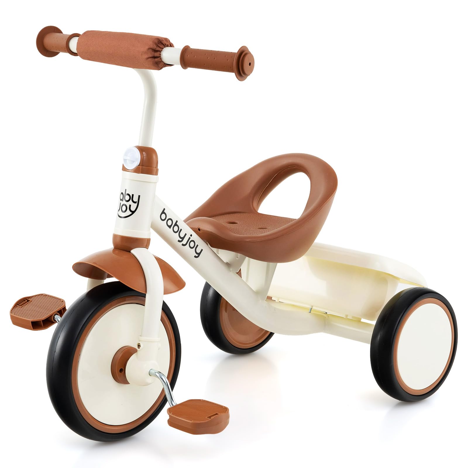 BABY JOY Toddler Tricycle, Kids Trike with Adjustable Seat and