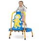 BABY JOY Toddler Trampoline | ASTM Certified Mini Kids Trampoline with Foam Padded Handle & Safety Padded Cover